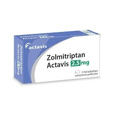 Zolmitriptan 2.5mg (Generic Zomig)  6 Tablets
