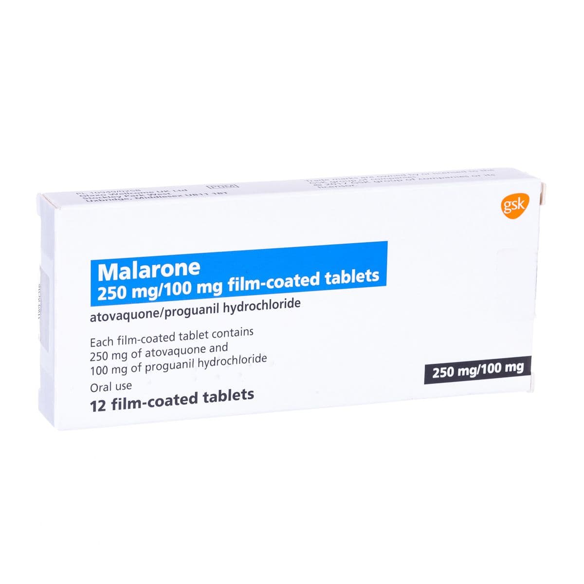 Malarone Tablets 250mg/100mg