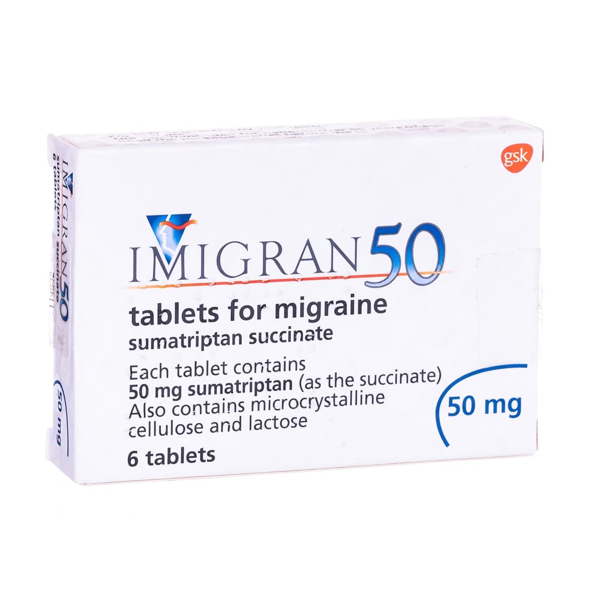 Imigran (Sumatriptan) 6 Tablets