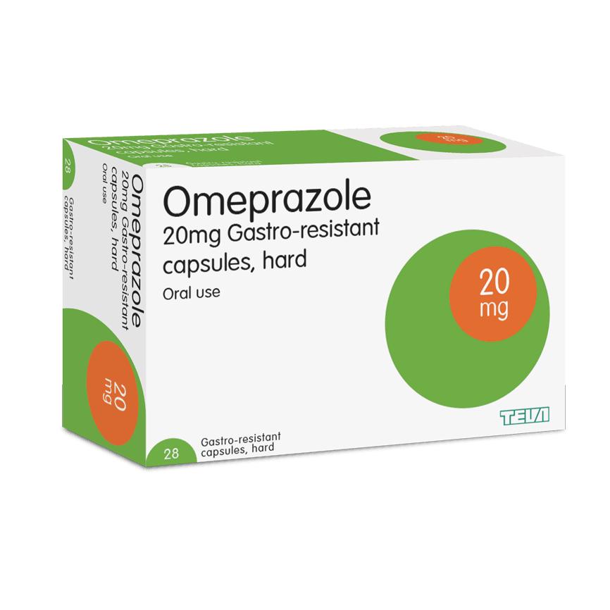 Omeprazole 20mg Capsules