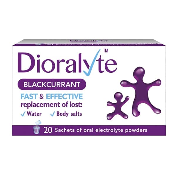 Dioralyte Blackcurrant Electrolyte Sachets - 20 Sachets