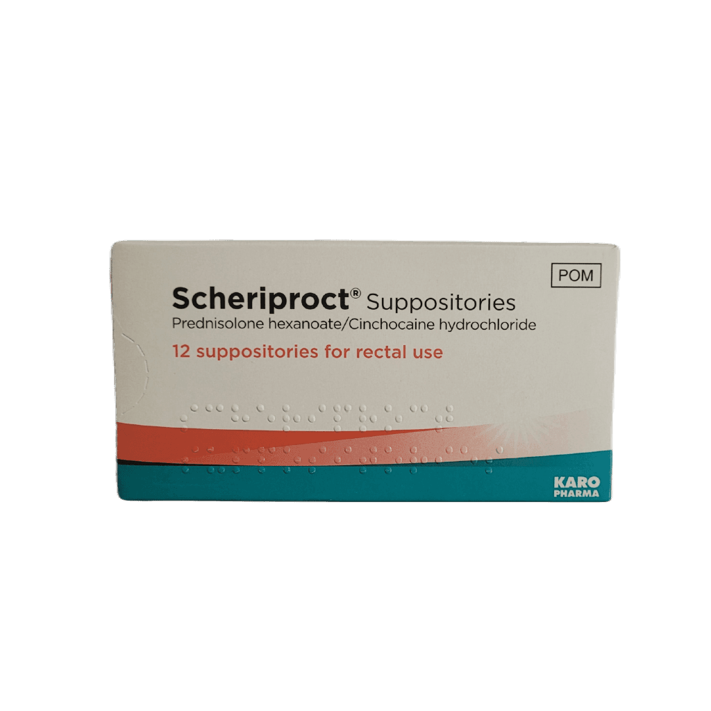 Scheriproct Suppositories - 12 Suppositories