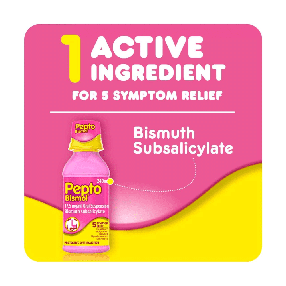 Pepto-Bismol Liquid - Quick Relief for Digestive Discomfort — Image 2