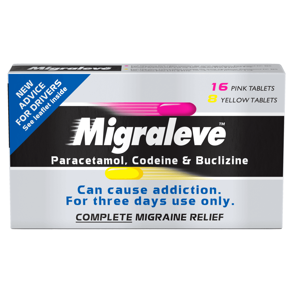 Migraleve Complete - Pink - Yellow - Tablets