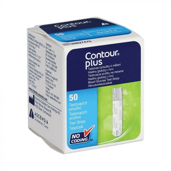 Contour Plus Test Strips - 50 Test Strips