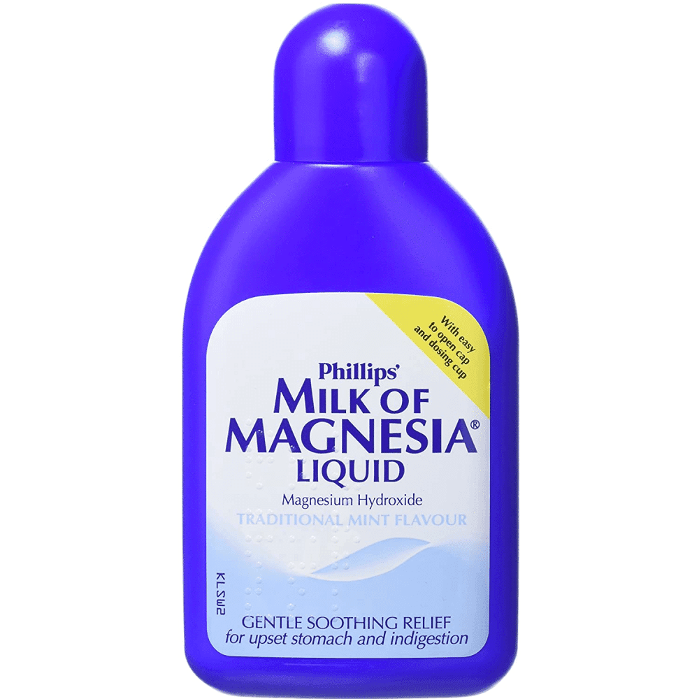 Phillips Milk Of Magnesia Liquid 200ml - Mint Flavour