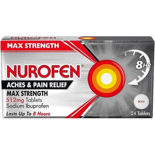 Nurofen Joint & Back Pain Relief 512mg - 24 Tablets