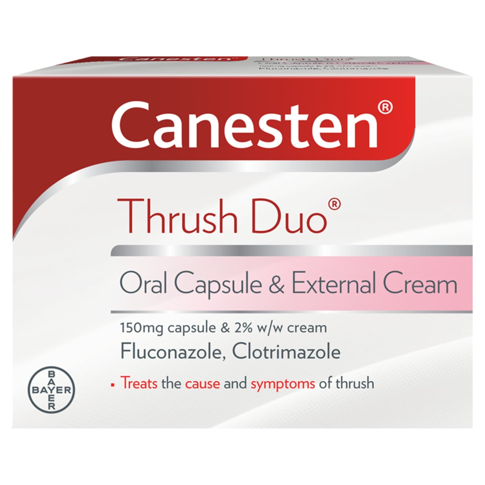 Canesten Thrush Duo - Oral Capsule & External Cream