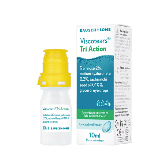 Viscotears Tri Action Eye Drops - 10ml