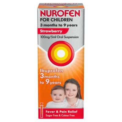 Nurofen For Children 3 Months To 9 Years - Strawberry (100ml)
