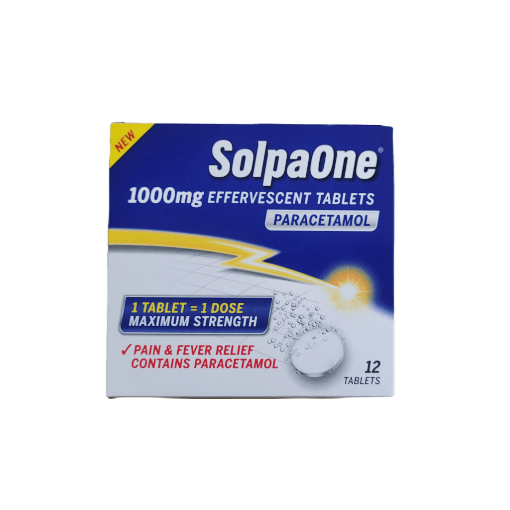 SolpaOne 1000mg Effervescent Tablets - 12 Tablets