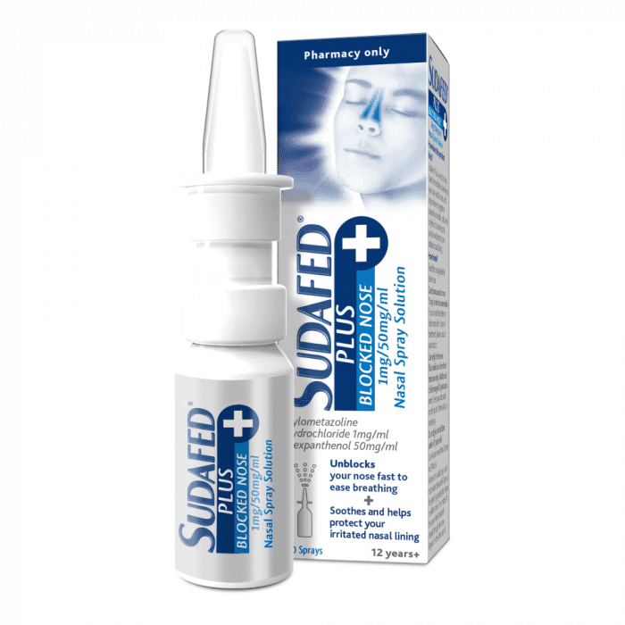 Sudafed Plus Blocked Nose Nasal Spray - 10ml