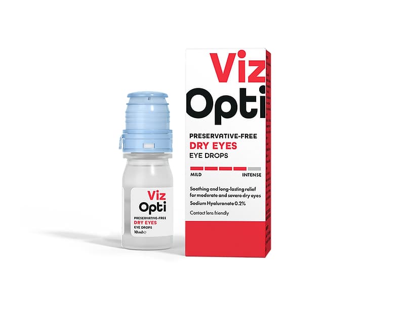 VizOpti Dry Eyes Preservative-Free Eye Drops - 10ml