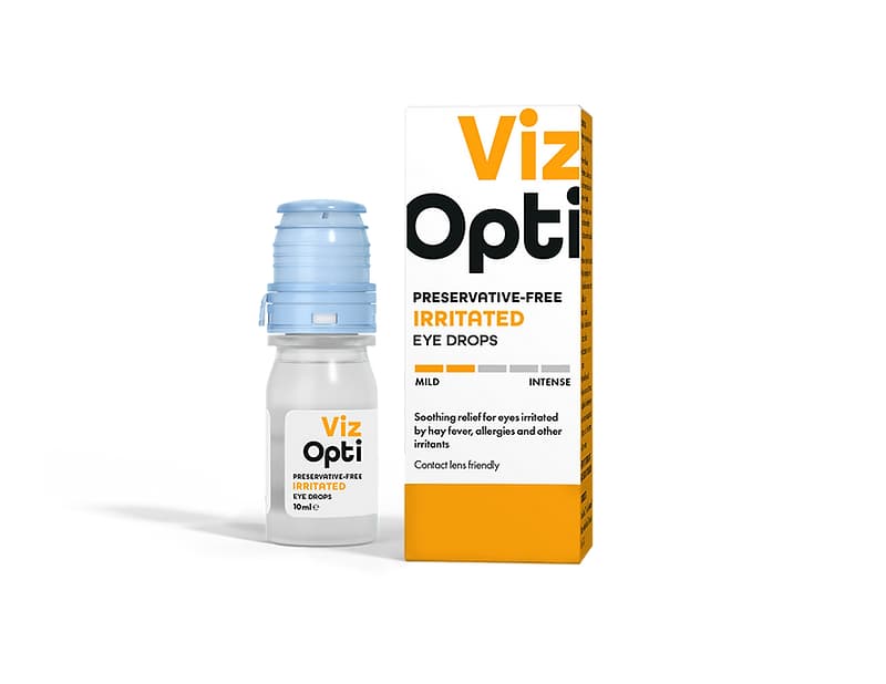 VizOpti Irritated Preservative-Free Eye Drops - 10ml