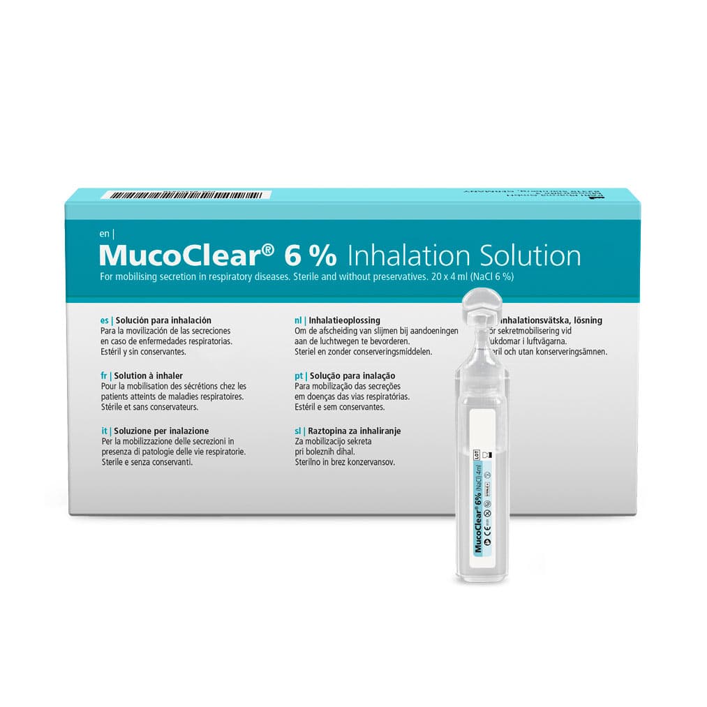 MucoClear 6% Inhalation Solution Ampoules - 20 Pack
