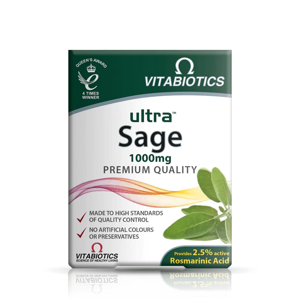 Vitabiotics Ultra Sage 1000mg – 30 Tablets