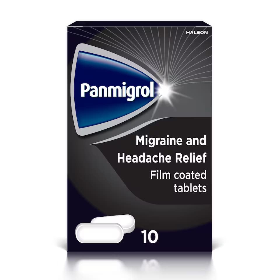 Panmigrol Migraine and Headache Relief Tablets - 10 Tablets