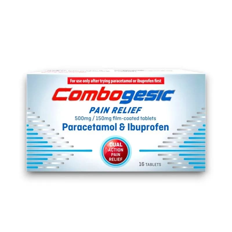 Combogesic Pain Relief Tablets - 16 Tablets