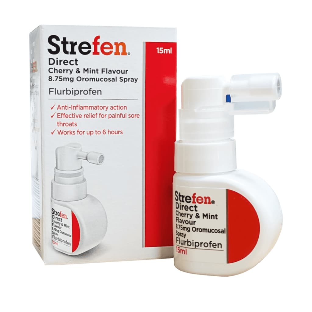 Strefen Direct Oromucosal Spray Cherry & Mint Flavour - 15ml