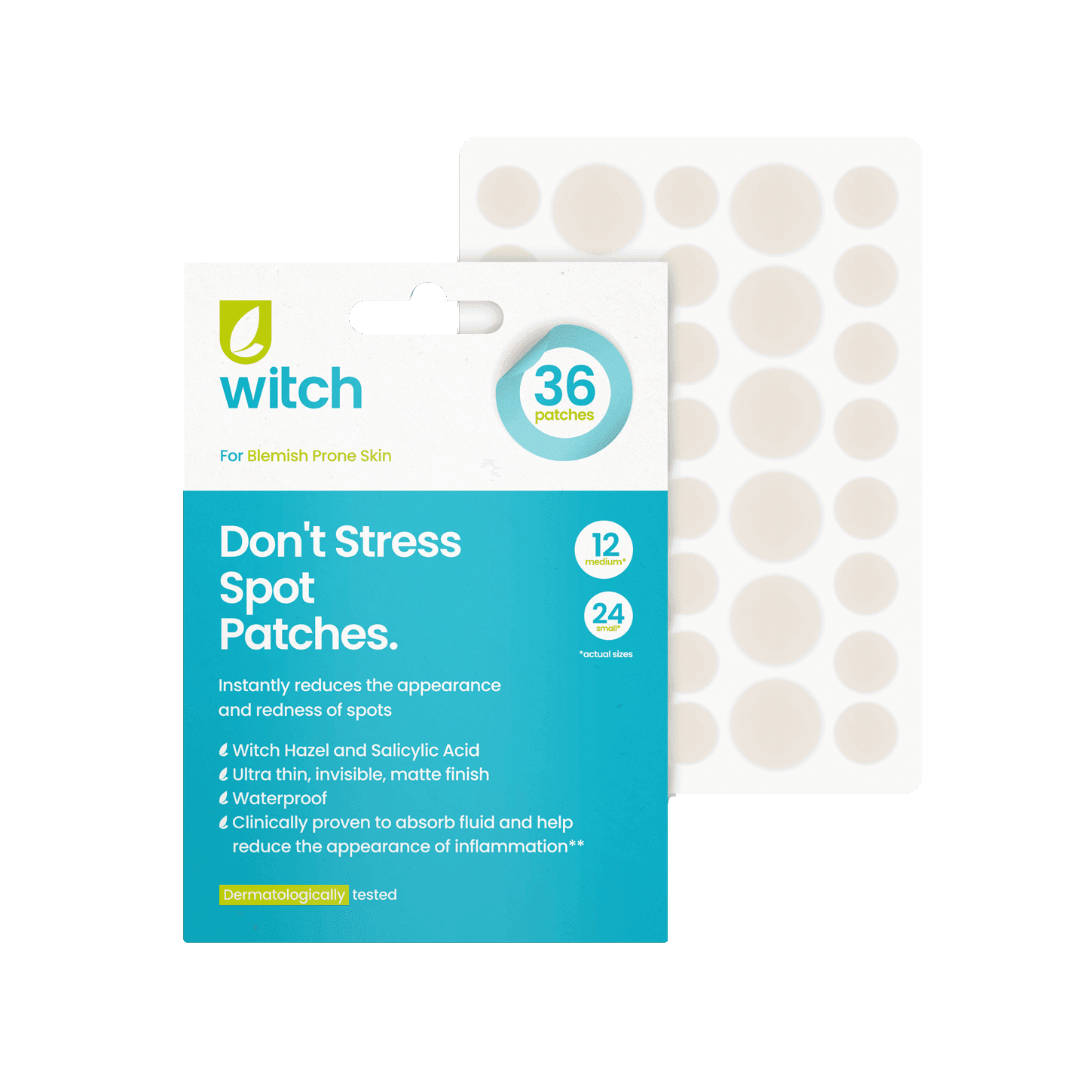 Witch Don't Stress Spot Patches - 36 Patches