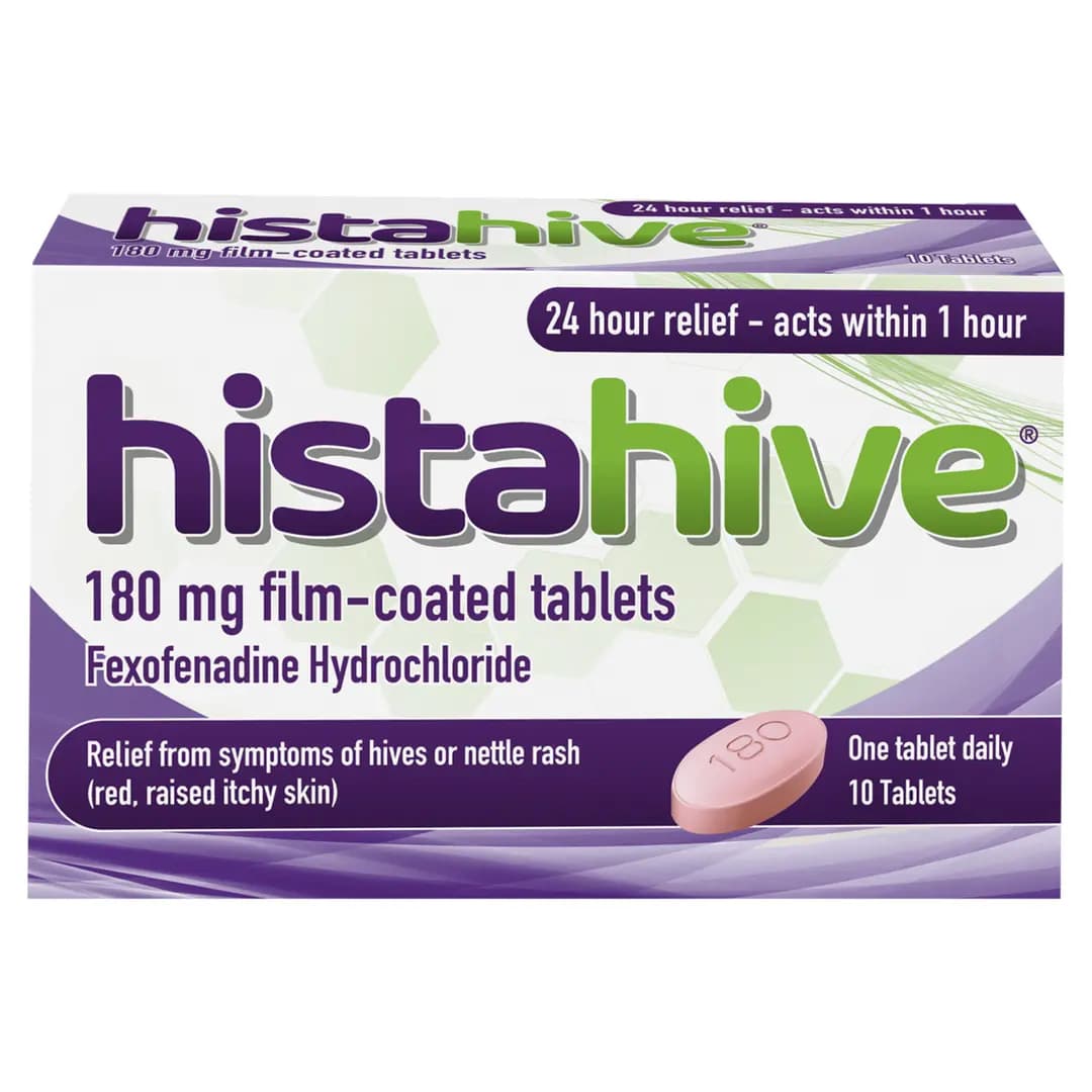 Histahive Fexofenadine Hydrochloride 180mg - 10 Tablets