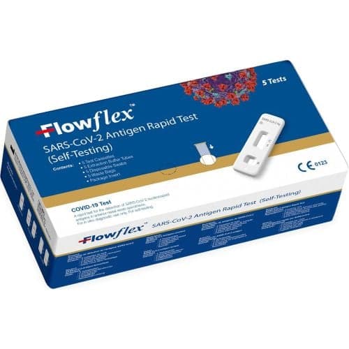 Flowflex Antigen Rapid Covid Lateral Flow Test - 5 Tests