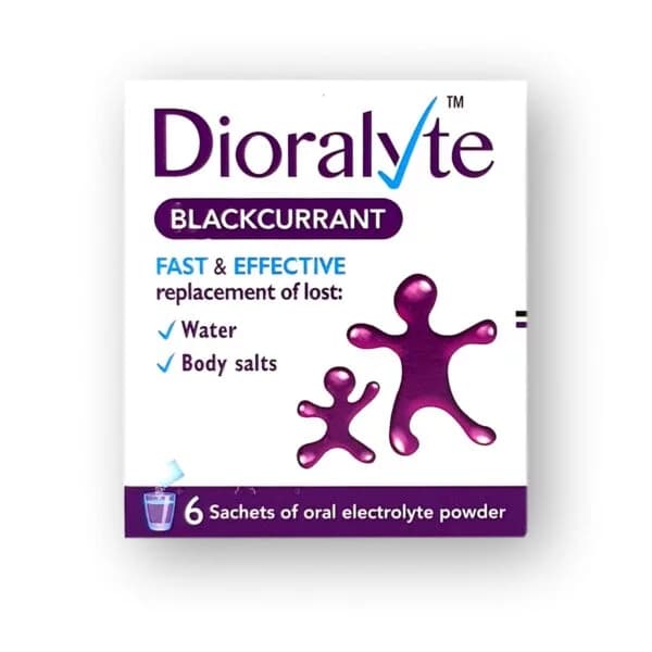 Dioralyte Blackcurrant Electrolyte Sachets - 6 Sachets
