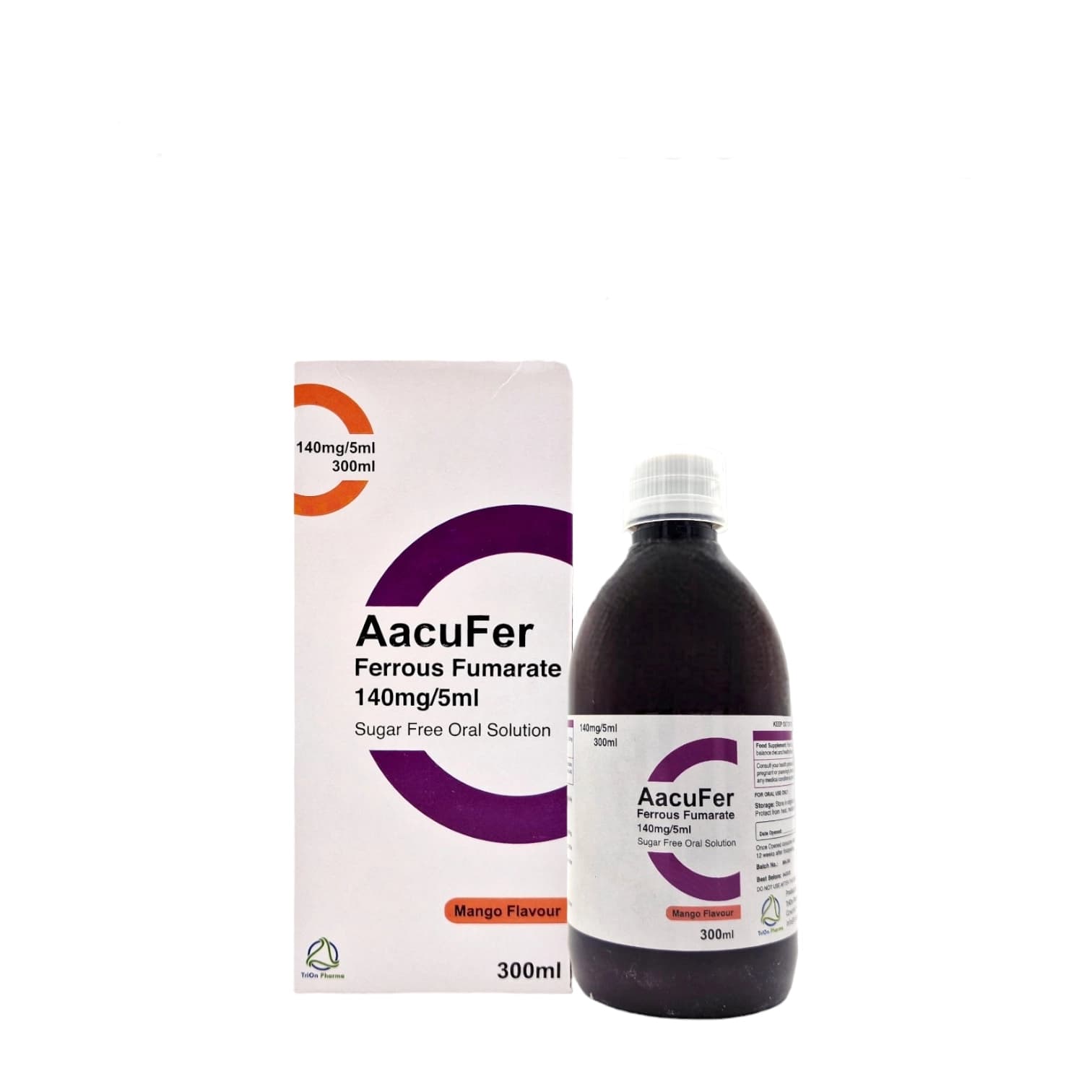 Ferrous Fumarate 140mg/5ml Liquid – 300ml