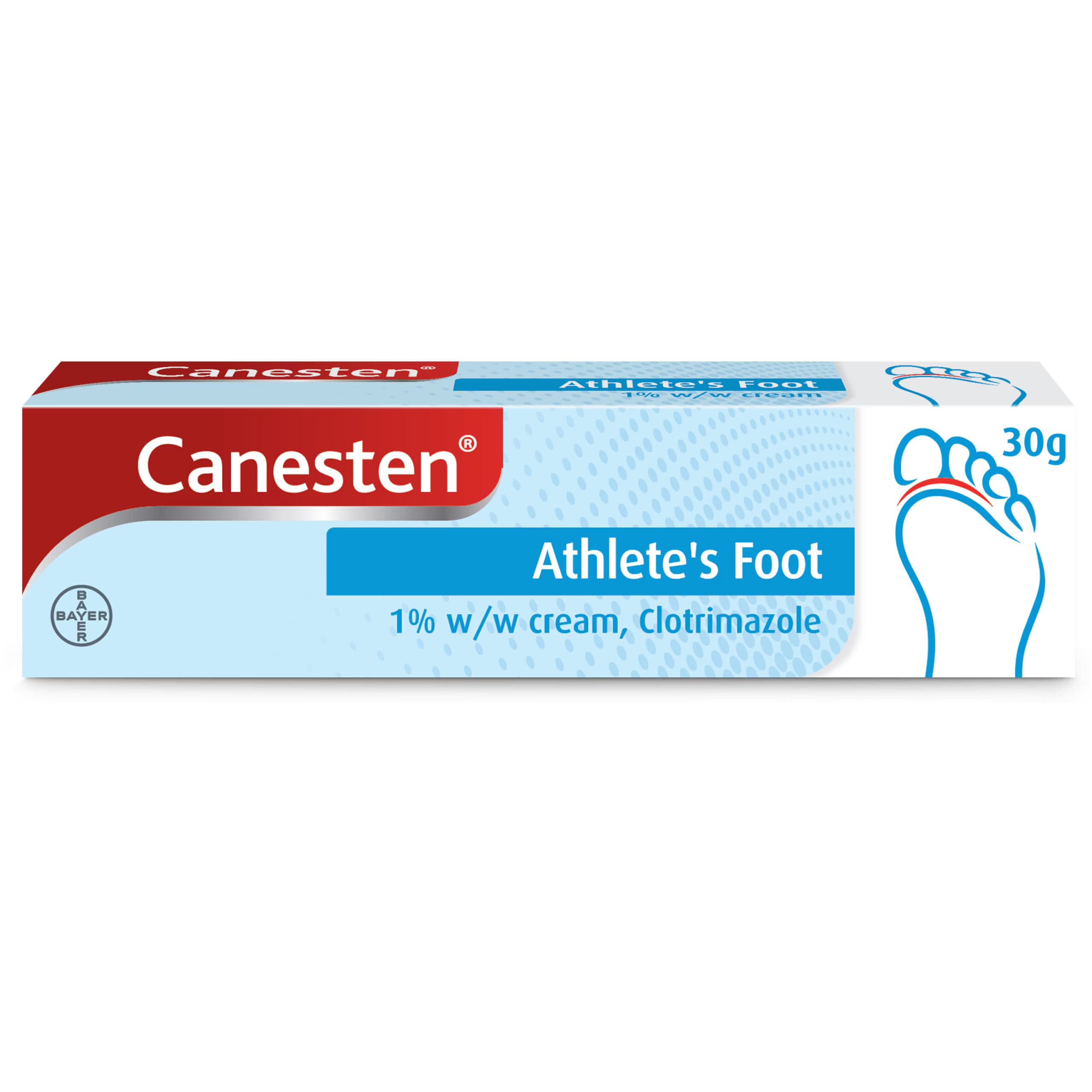 Canesten Athlete's Foot 1% Cream - 30g